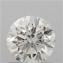 Natural Diamond 0.72 Carats, Round with Excellent Cut, I Color, SI2 Clarity and Certified by IGI