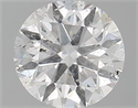 Natural Diamond 0.70 Carats, Round with Very Good Cut, E Color, I1 Clarity and Certified by GIA