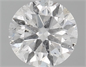 Natural Diamond 0.70 Carats, Round with Very Good Cut, E Color, I1 Clarity and Certified by GIA
