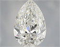 Diamante Natural 0.41 quilates, De pera , Color G, claridad VVS2 y certificado IGI