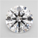Lab Grown Diamond 1.50 Carats, Round with Ideal Cut, D Color, VS1 Clarity and Certified by IGI