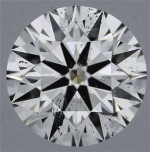 Picture of Natural Diamond 0.58 Carats, Round with Excellent Cut, E Color, SI2 Clarity and Certified by GIA