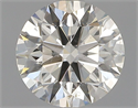 Natural Diamond 0.72 Carats, Round with Excellent Cut, J Color, SI1 Clarity and Certified by GIA
