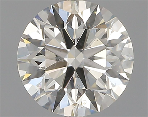 Picture of Natural Diamond 0.72 Carats, Round with Excellent Cut, J Color, SI1 Clarity and Certified by GIA