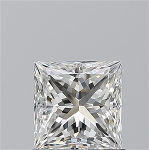 Picture of Natural Diamond 1.01 Carats, Princess with  Cut, H Color, VVS2 Clarity and Certified by GIA