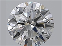 Diamante Natural 1.01 quilates, Redondo , Color E, claridad SI2 y certificado HRD