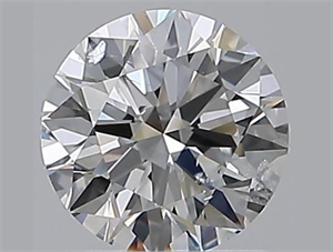 Foto Diamante Natural 1.01 quilates, Redondo , Color E, claridad SI2 y certificado HRD de