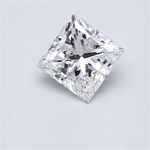 Picture of 0.59 Carats, Princess Diamond , Very Good Cut, D SI2. Eye Clean and Certified By GIA