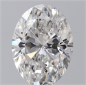 Natural Diamond 1.51 Carats, Oval with  Cut, E Color, SI2 Clarity and Certified by GIA