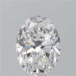 Picture of Natural Diamond 1.20 Carats, Oval with  Cut, E Color, SI1 Clarity and Certified by GIA