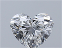 Natural Diamond 0.41 Carats, Heart with  Cut, E Color, VS1 Clarity and Certified by GIA