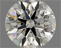 Natural Diamond 0.77 Carats, Round with Excellent Cut, J Color, VS2 Clarity and Certified by IGI