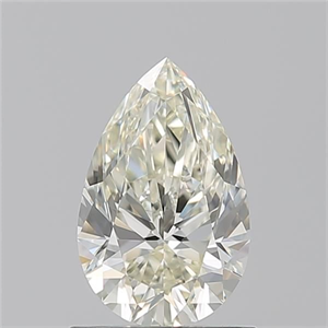 Picture of Natural Diamond 1.01 Carats, Pear with  Cut, L Color, VS1 Clarity and Certified by GIA