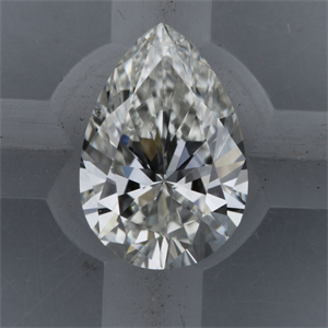 Foto Diamante Natural 0.45 quilates, De pera , Color H, claridad SI2 y certificado GIA de