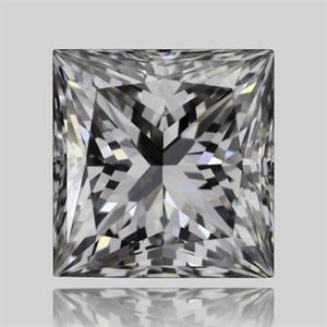 Foto Diamante Natural 0.60 quilates, Princesa , Color F, claridad VS1 y certificado GIA de