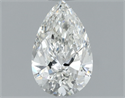 Natural Diamond 0.49 Carats, Pear with  Cut, G Color, SI1 Clarity and Certified by GIA