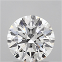 Lab Grown Diamond 1.21 Carats, Round with Ideal Cut, D Color, VVS2 Clarity and Certified by IGI