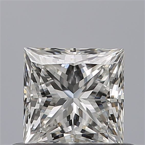 Picture of Natural Diamond 0.54 Carats, Princess with  Cut, G Color, VVS1 Clarity and Certified by GIA