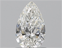 Natural Diamond 0.70 Carats, Pear with  Cut, G Color, VS1 Clarity and Certified by GIA