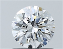 Diamante Natural 0.73 quilates, Redondo , Color E, claridad SI1 y certificado GIA