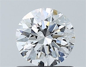 Foto Diamante Natural 0.73 quilates, Redondo , Color E, claridad SI1 y certificado GIA de