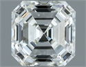 Natural Diamond 1.03 Carats, Asscher with  Cut, I Color, VVS2 Clarity and Certified by IGI