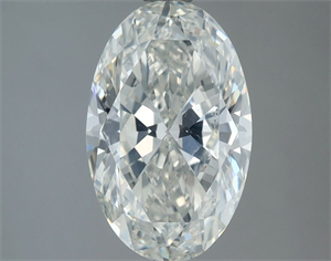 Picture of Natural Diamond 2.02 Carats, Oval with  Cut, H Color, SI2 Clarity and Certified by IGI