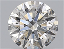 Natural Diamond 0.76 Carats, Round with Excellent Cut, F Color, SI2 Clarity and Certified by GIA