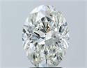 Diamante Natural 3.01 quilates, Ovalado , Color I, claridad SI2 y certificado GIA