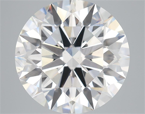 Picture of Lab Grown Diamond 6.10 Carats, Round with Ideal Cut, G Color, VS2 Clarity and Certified by IGI