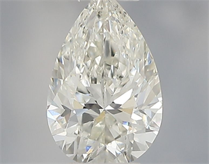 Picture of Natural Diamond 0.41 Carats, Pear with  Cut, H Color, SI1 Clarity and Certified by IGI