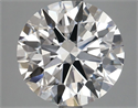 Lab Grown Diamond 3.59 Carats, Round with Ideal Cut, E Color, VS2 Clarity and Certified by IGI