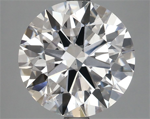 Picture of Lab Grown Diamond 3.59 Carats, Round with Ideal Cut, E Color, VS2 Clarity and Certified by IGI