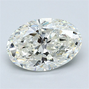Foto Diamante Natural 2.51 quilates, Ovalado , Color J, claridad VS2 y certificado GIA de