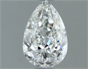 Natural Diamond 1.04 Carats, Pear with  Cut, G Color, VS1 Clarity and Certified by IGI