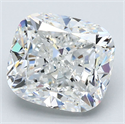 Natural Diamond 4.51 Carats, Cushion with  Cut, E Color, VS2 Clarity and Certified by GIA