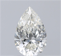 Natural Diamond 0.51 Carats, Pear with  Cut, K Color, SI1 Clarity and Certified by GIA
