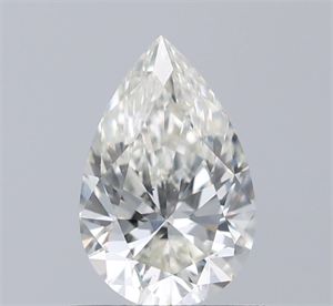 Picture of Natural Diamond 0.51 Carats, Pear with  Cut, K Color, SI1 Clarity and Certified by GIA