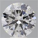 Lab Grown Diamond 5.99 Carats, Round with Excellent Cut, F Color, VVS2 Clarity and Certified by IGI