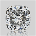 Natural Diamond 0.54 Carats, Cushion with  Cut, D Color, VS2 Clarity and Certified by GIA