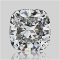 Natural Diamond 0.54 Carats, Cushion with  Cut, D Color, VS2 Clarity and Certified by GIA