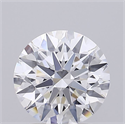 Del inventario de diamantes de laboratorio, 2.04 quilates, Redondo , Color D, claridad FL y certificado GIA