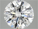 Lab Grown Diamond 4.04 Carats, Round with Excellent Cut, E Color, VS1 Clarity and Certified by IGI