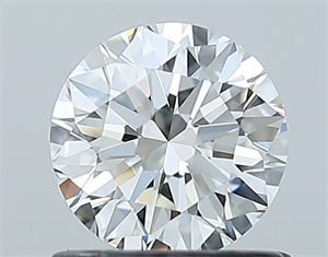 Picture of Natural Diamond 0.70 Carats, Round with Excellent Cut, H Color, VVS2 Clarity and Certified by GIA