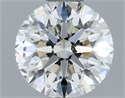 Natural Diamond 0.90 Carats, Round with Excellent Cut, H Color, SI1 Clarity and Certified by IGI