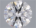 Lab Grown Diamond 3.04 Carats, Round with Ideal Cut, E Color, VVS2 Clarity and Certified by IGI