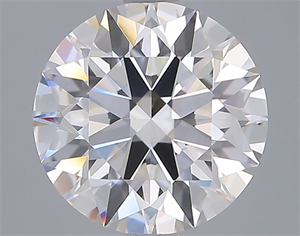 Picture of Lab Grown Diamond 3.04 Carats, Round with Ideal Cut, E Color, VVS2 Clarity and Certified by IGI
