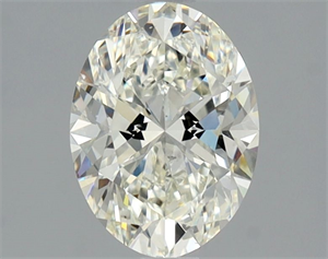 Foto Diamante Natural 1.51 quilates, Ovalado , Color J, claridad SI2 y certificado GIA de
