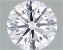 Lab Grown Diamond 1.07 Carats, Round with Ideal Cut, D Color, VVS2 Clarity and Certified by IGI