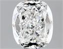 Natural Diamond 1.00 Carats, Cushion with  Cut, G Color, VS2 Clarity and Certified by GIA